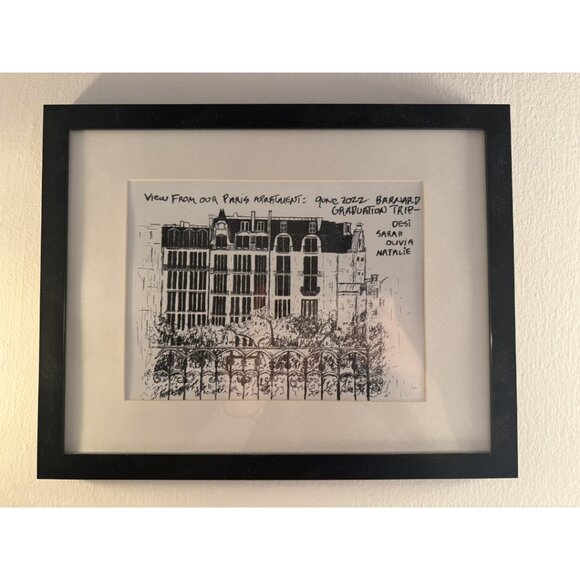 Framed hand-drawn prints - Picture 1 of 2